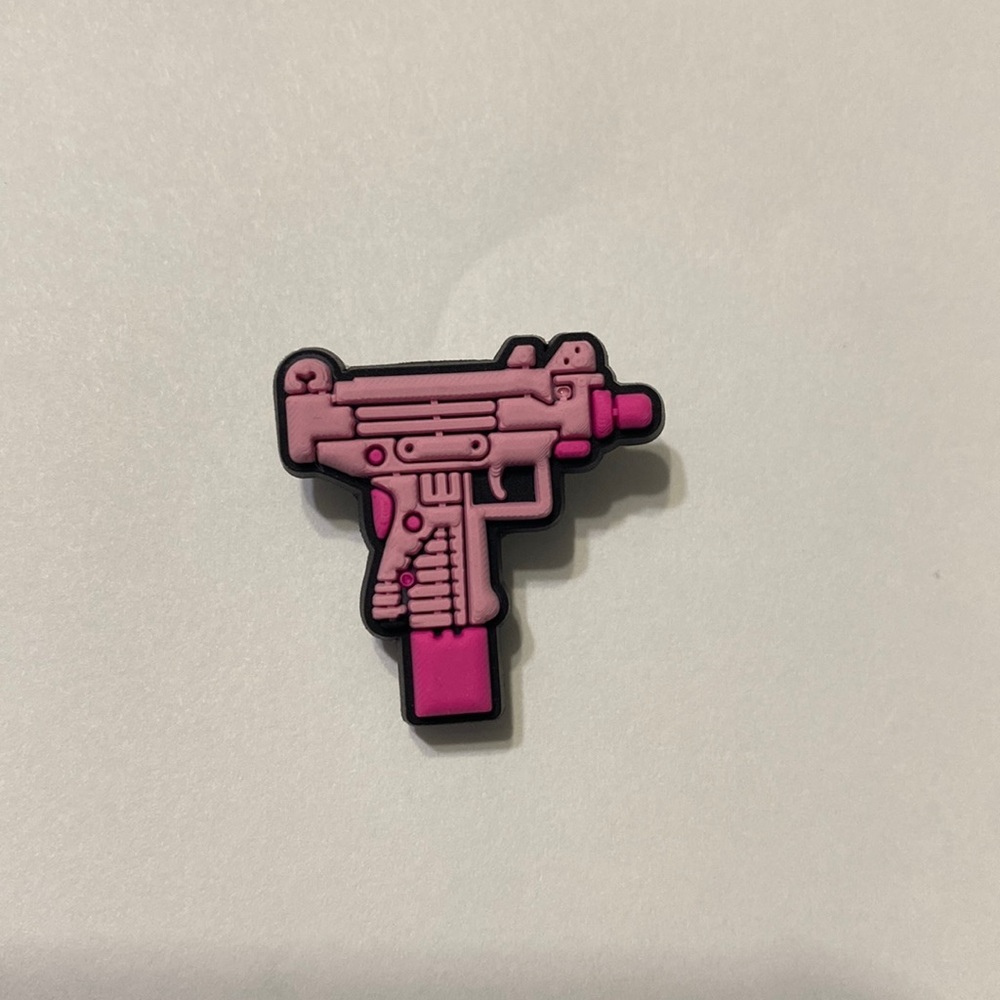 Pink Croc Charm